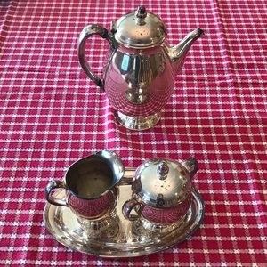 Vintage Arts and Crafts Silver Serving 10 Pieces